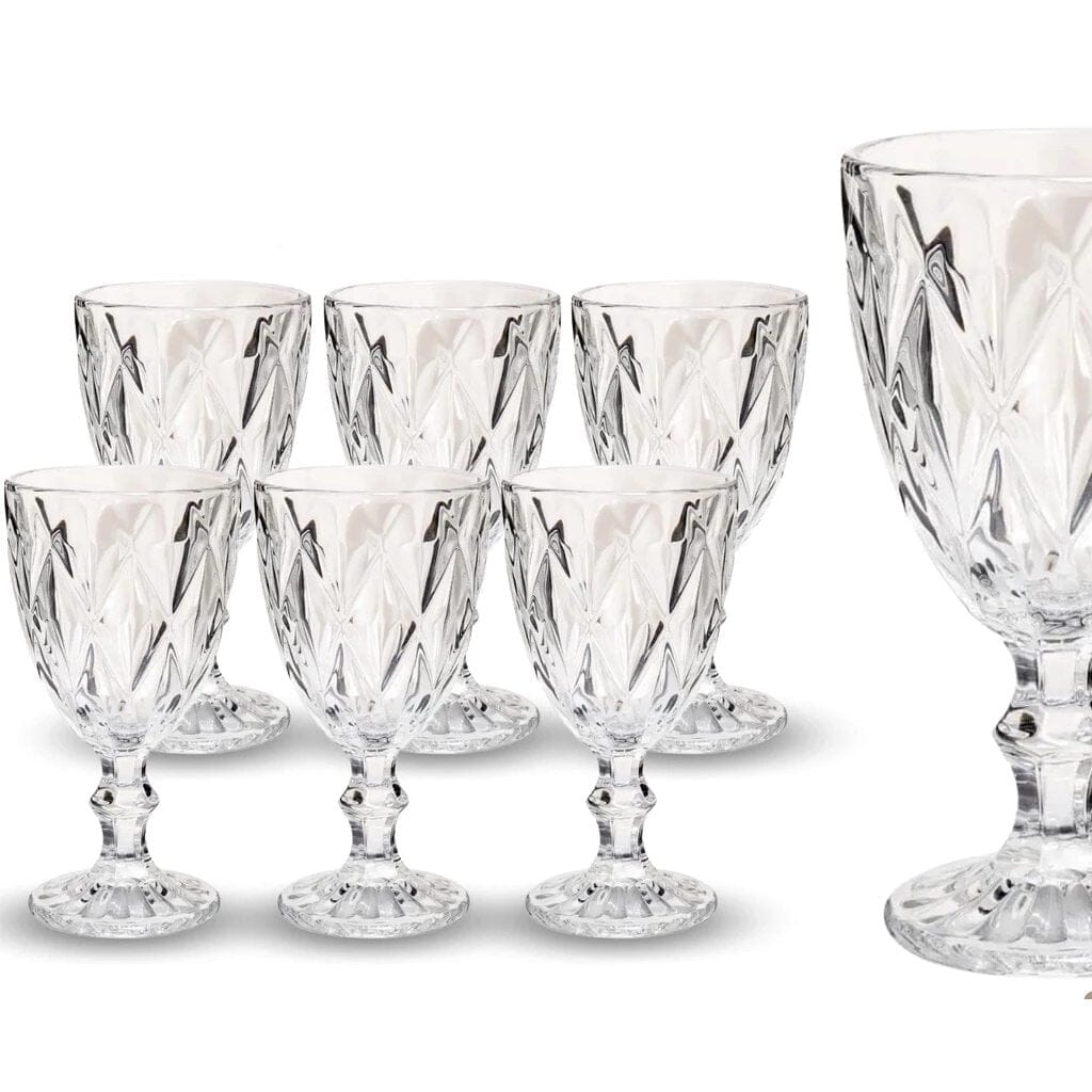 Kit com 6 Taças de Vidro 330ml Kit com 6 Taças de Vidro 330ml Design & Casa