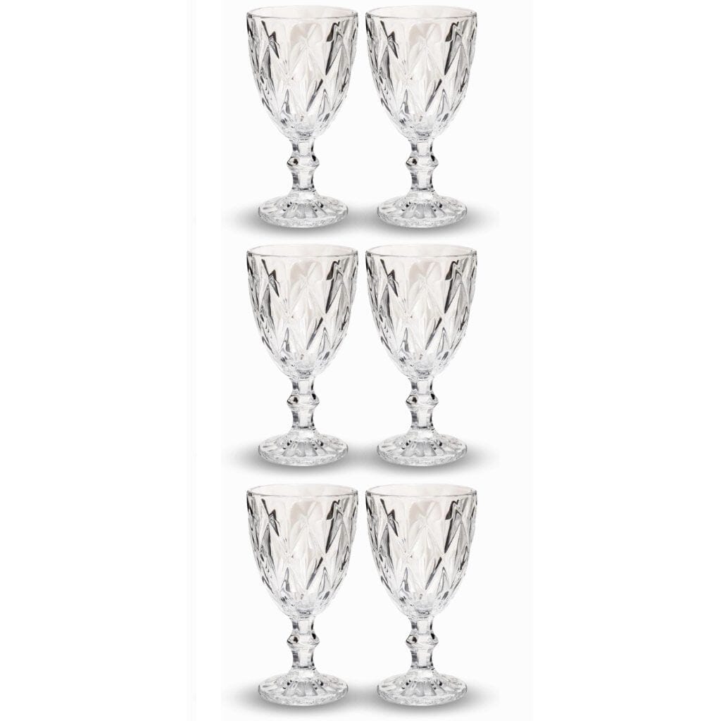 Kit com 6 Taças de Vidro 330ml Kit com 6 Taças de Vidro 330ml Design & Casa