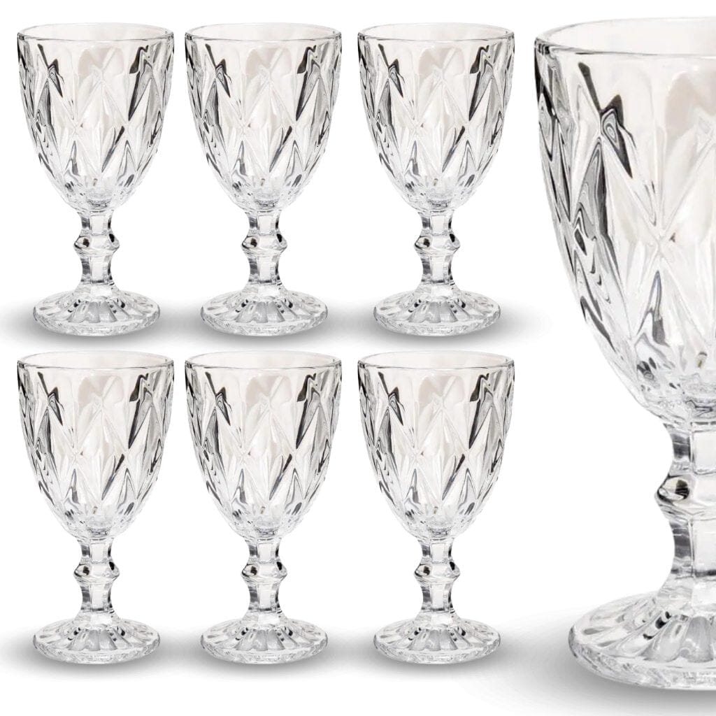 Kit com 6 Taças de Vidro 330ml Kit com 6 Taças de Vidro 330ml Design & Casa