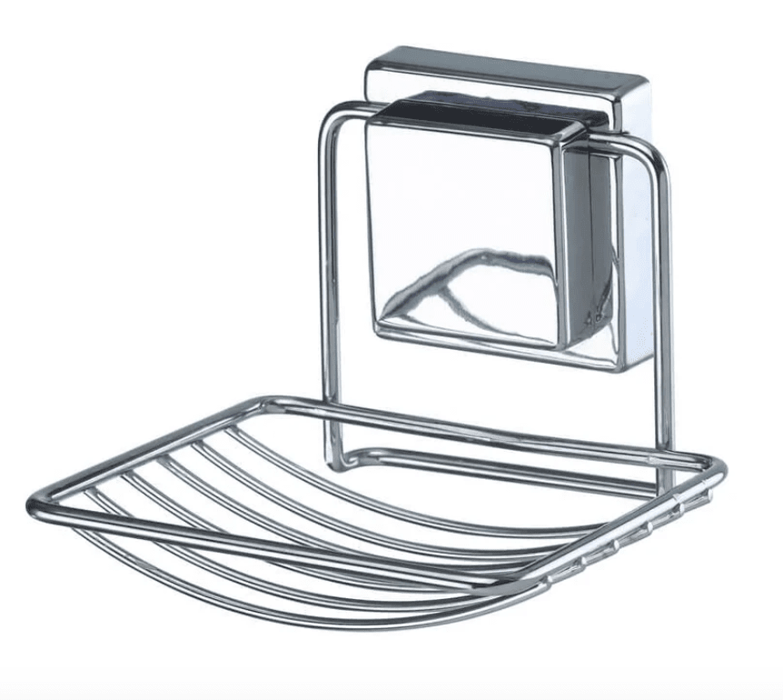 Kit para Banheiro Completo Ventosa Sem Furos 6pcs Prateleira para Banheiro de Canto Com Fixação por Sucção Ventosa Design & Casa