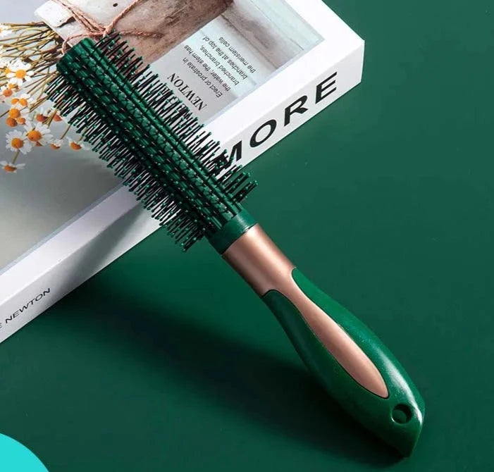 KLINA Hair Massage Air Cushion Comb Brush Scalp Hairbrush Detangle Anti Static Salon SPA Hairdressing Styling Tool Oval Round Design & Casa Curling Comb