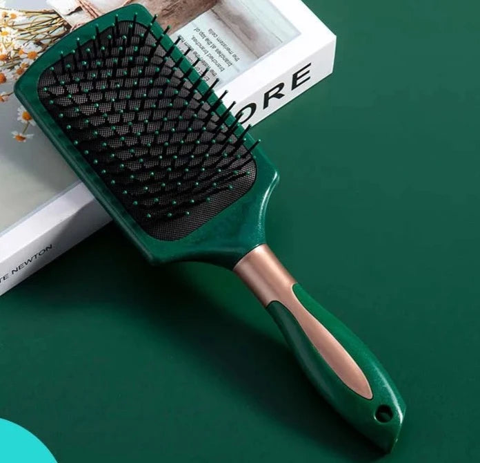 KLINA Hair Massage Air Cushion Comb Brush Scalp Hairbrush Detangle Anti Static Salon SPA Hairdressing Styling Tool Oval Round Design & Casa Square Comb