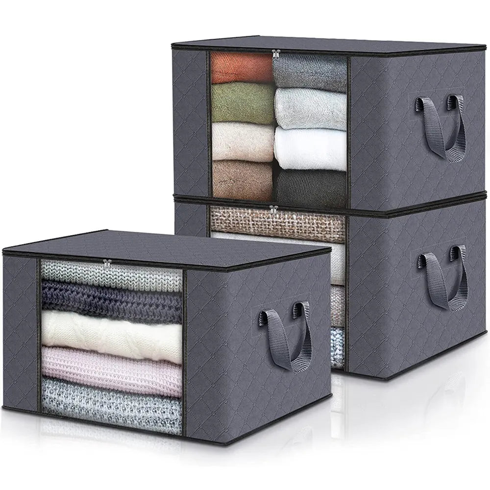 Large Capacity Clothes Storage Bag Foldable Blanket Storage Containers for Organizing Bedroom Closet Design & Casa