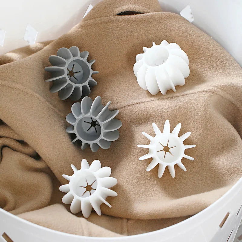 Laundry Ball Reusable Silicone Clothes Hair Cleaning Tools Pet Hair Remover Washing Machine Cat Hair Catcher Laundry Ball Design & Casa