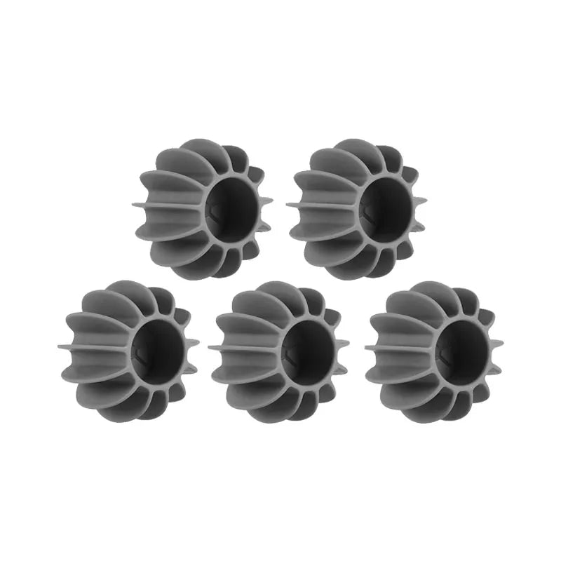 Laundry Ball Reusable Silicone Clothes Hair Cleaning Tools Pet Hair Remover Washing Machine Cat Hair Catcher Laundry Ball Design & Casa JIT-003-5PCS-Gery