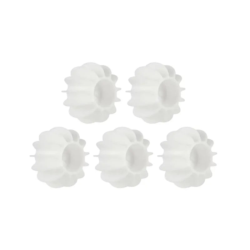 Laundry Ball Reusable Silicone Clothes Hair Cleaning Tools Pet Hair Remover Washing Machine Cat Hair Catcher Laundry Ball Design & Casa JIT-003-5PCS-White