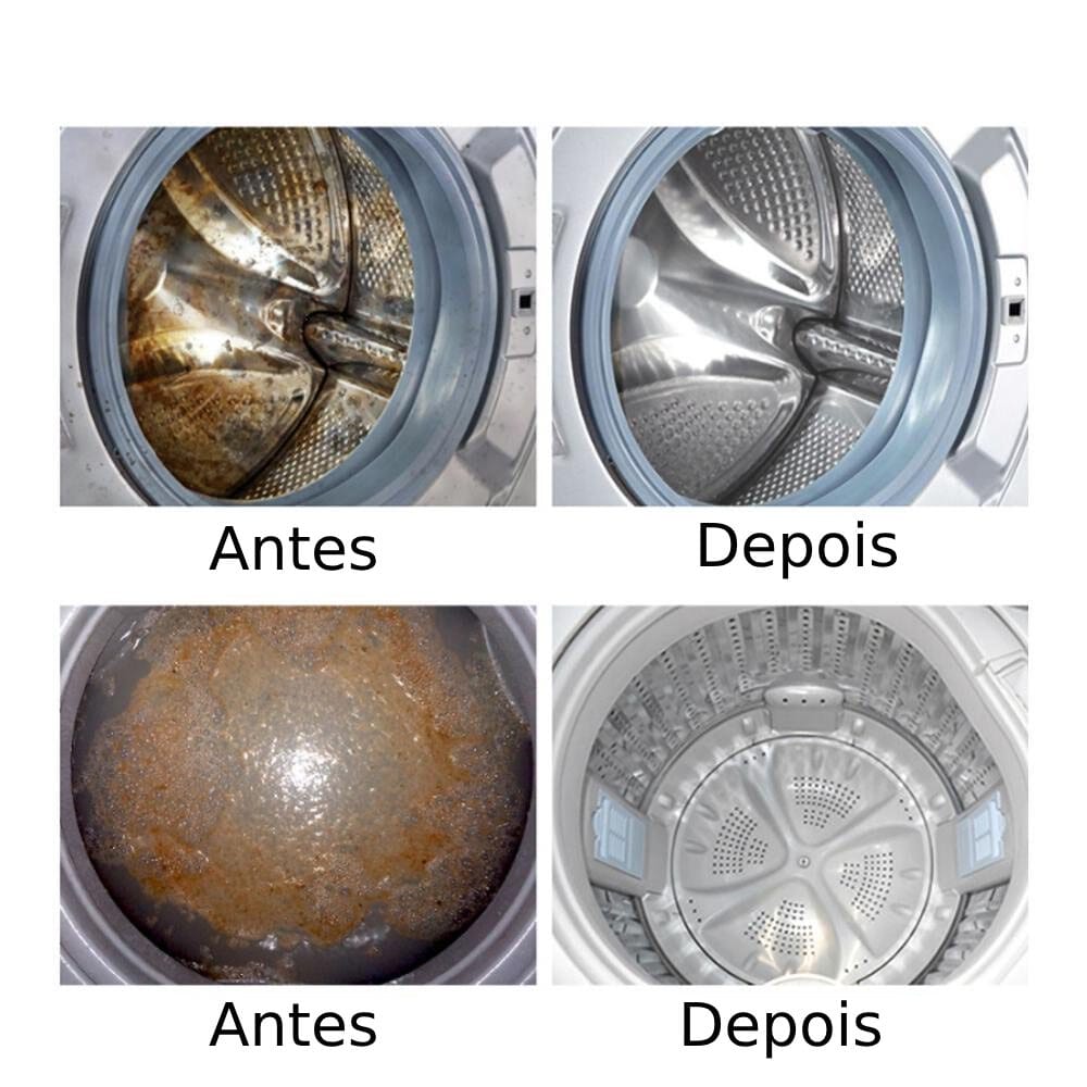 Limpador Máquina de Lavar Pastilha Removedora de Sujeiras e Resíduos Limpador Máquina de Lavar Pastilha Removedora de Sujeiras e Resíduos Design & Casa