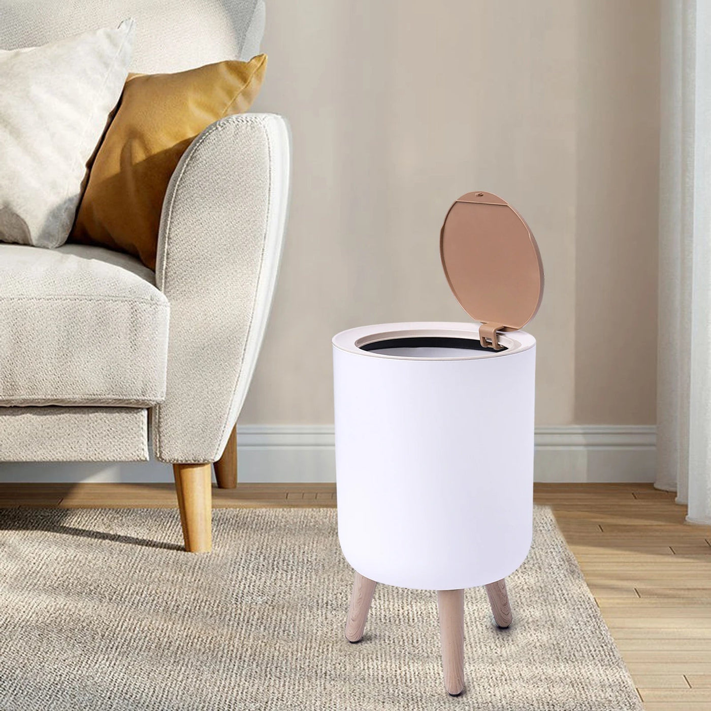 Lixeira Automática Moderna 7L Lixeira Automática Moderna de 7 litros Design & Casa