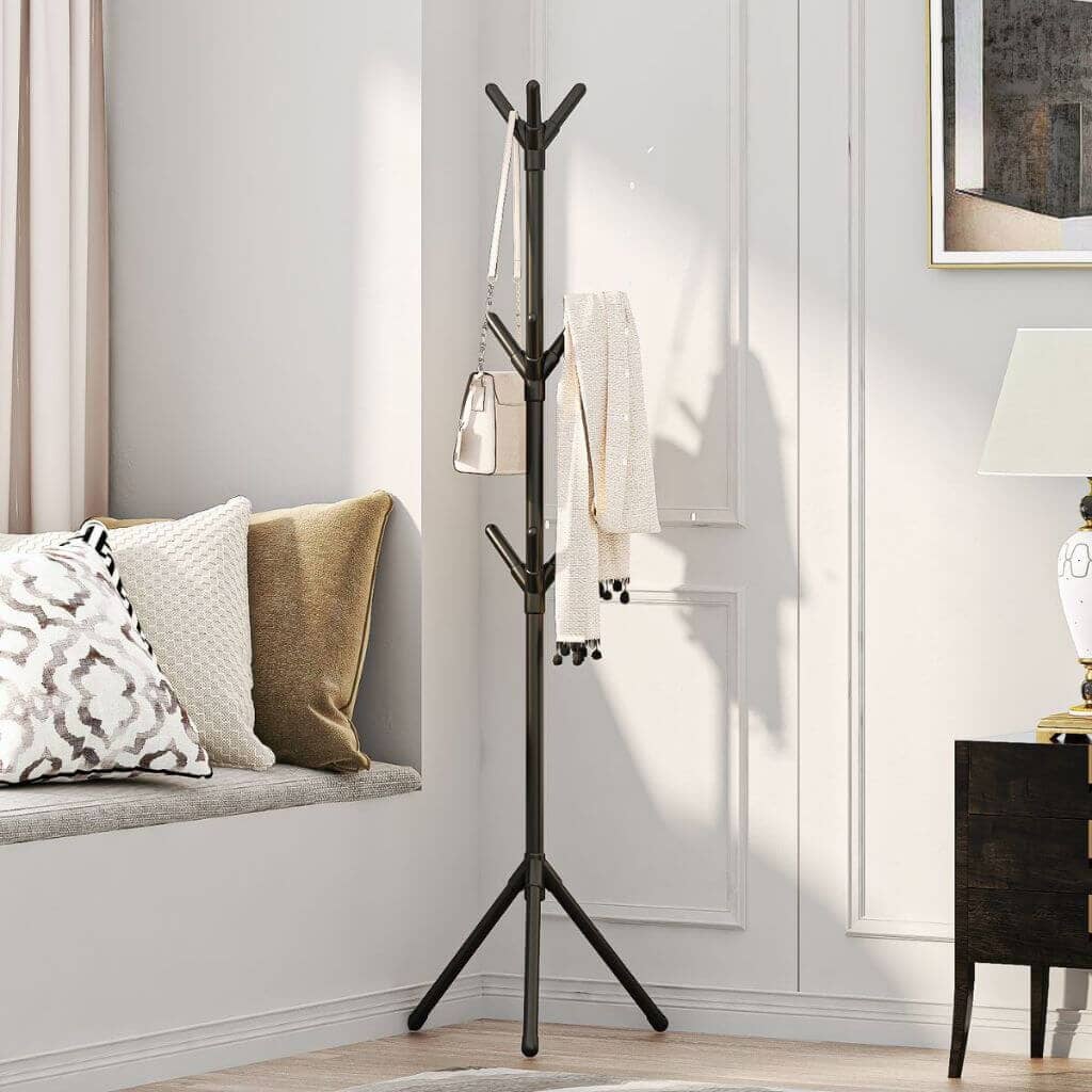 Mancebo Cabideiro de Chão Roupas com 12 Ganchos Mancebo Cabideiro de Chão Roupas com 12 Ganchos Design & Casa