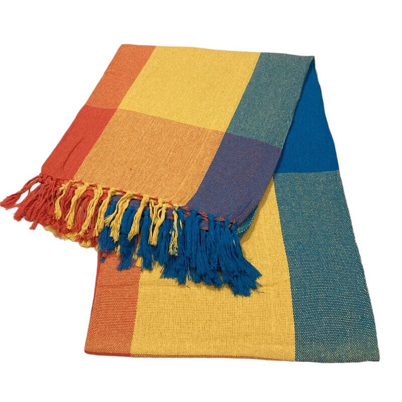 Manta Para Sofá 100% Algodão Manta Para Sofá 100% Algodão Design & Casa Colorido Xadrez