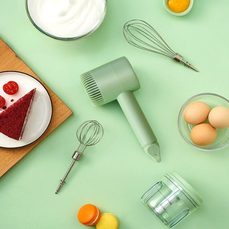 Mini Processador de Alimentos Batedeira Portátil Mini Processador de Alimentos Batedeira Portátil LightHousi