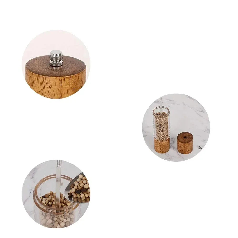 Moedor De Sal E Pimenta De Madeira Moedor De Sal E Pimenta De Madeira LightHousi