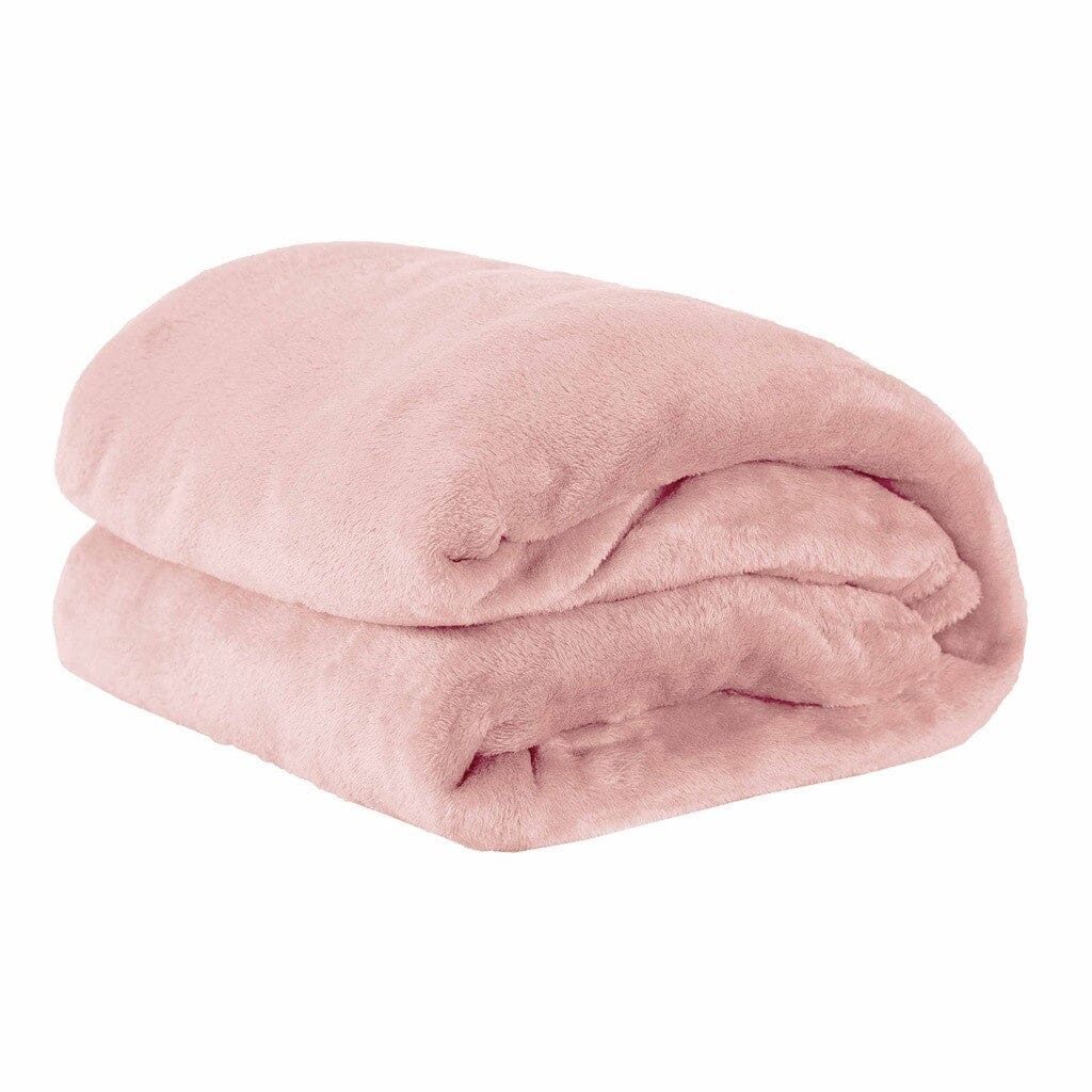 (NAO ATIVAR) Manta Coberta Casal Microfibra Soft Antialérgica Manta Coberta Casal Microfibra Soft Antialérgica Design & Casa Pink