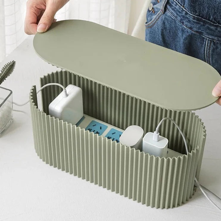 Organizador de Cabos - Proteção de Tomadas e Fios Design & Casa