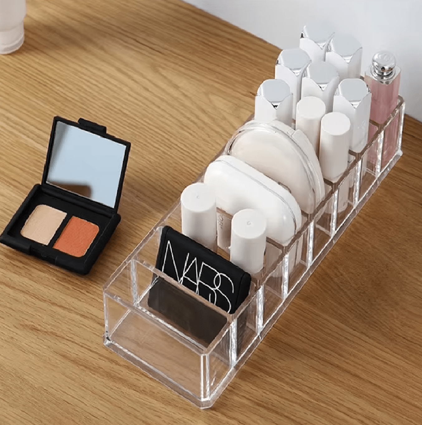 Organizador de Cosméticos em Acrílico Transparente 8 Compartimentos Organizador de Cosméticos em Acrílico Transparente 8 Compartimentos Design & Casa