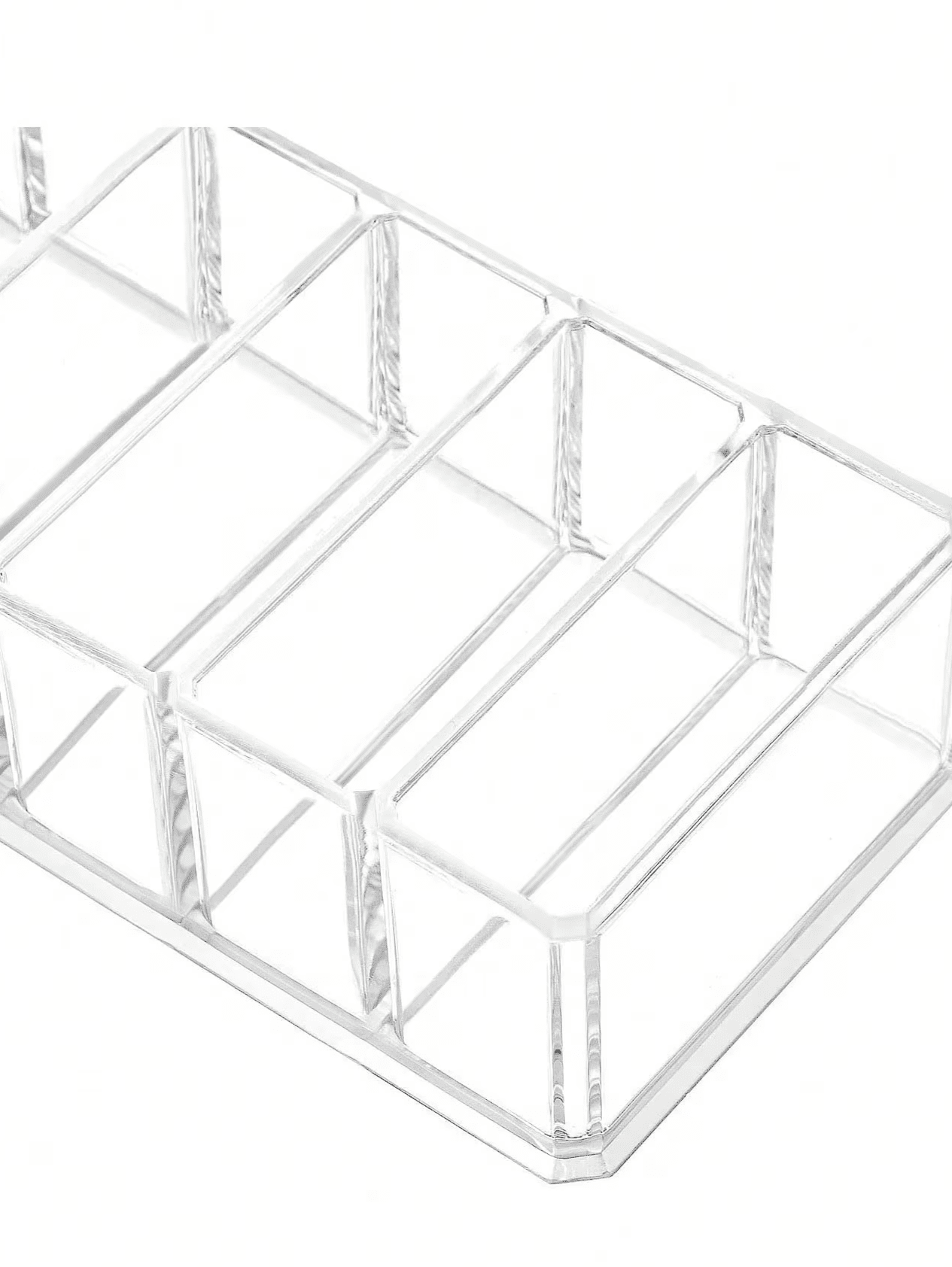 Organizador de Cosméticos em Acrílico Transparente 8 Compartimentos Organizador de Cosméticos em Acrílico Transparente 8 Compartimentos Design & Casa