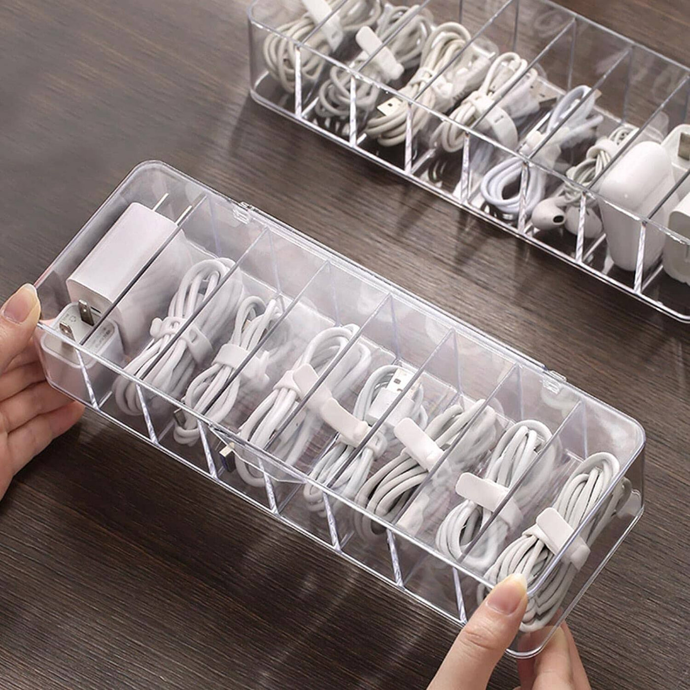 Organizador de Fios Com Divisórias Organizador 01 - Organizador de Fios Com Divisórias Design & Casa