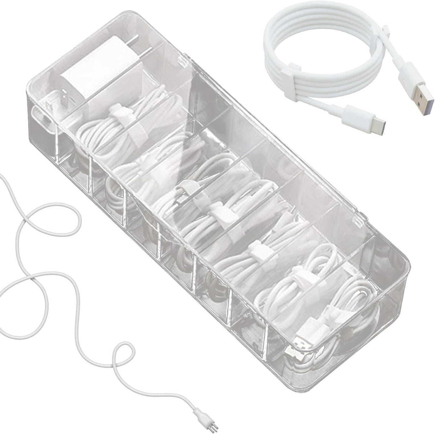 Organizador de Fios Com Divisórias Organizador 01 - Organizador de Fios Com Divisórias Design & Casa