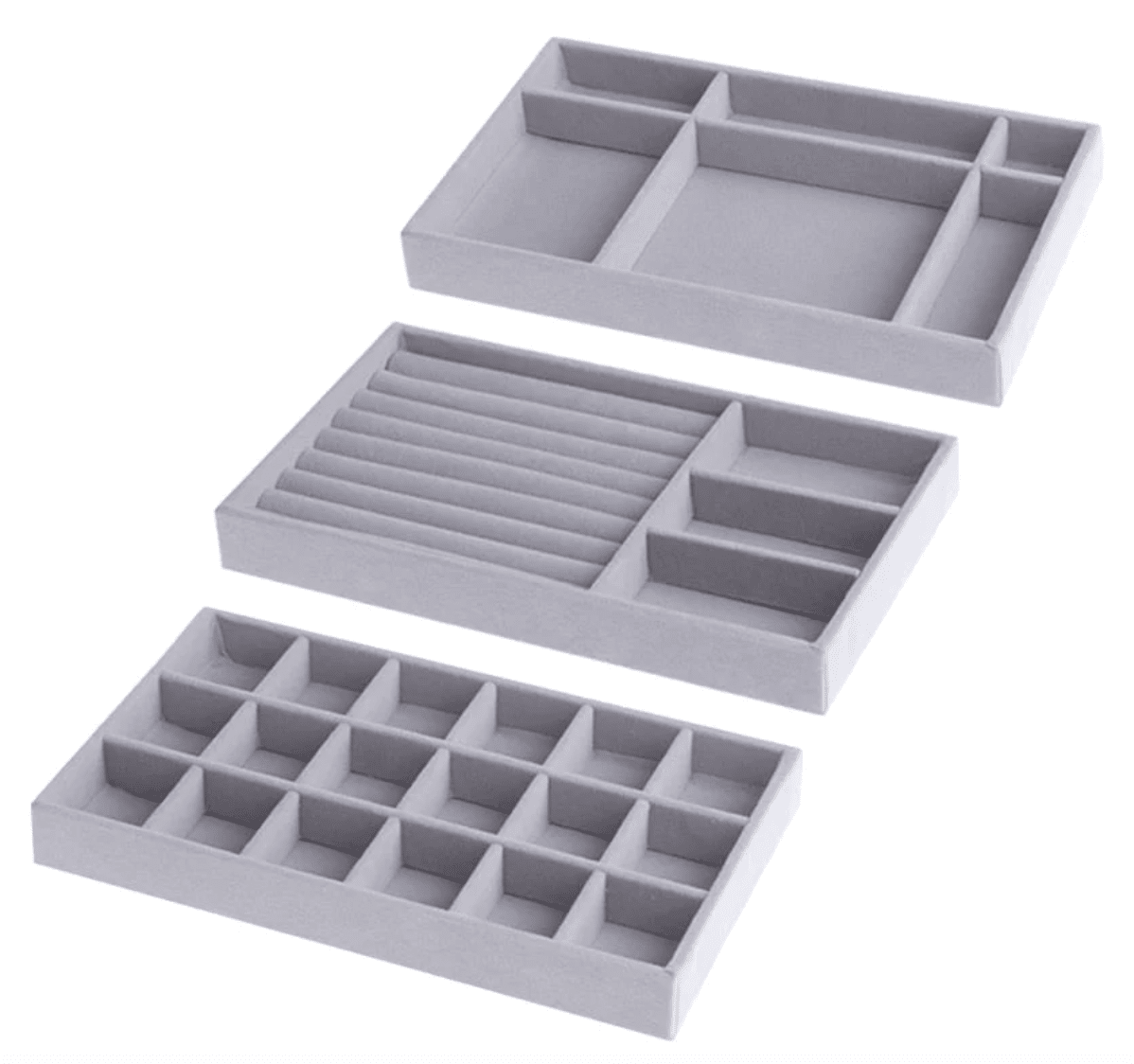 Organizador de Joias para Gaveta Veludo Organizador de Joias para Gaveta Veludo Design & Casa