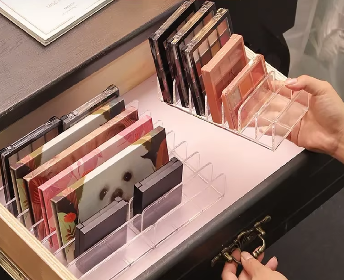 Organizador de Maquiagem em Acrílico 7 Compartimentos Organizador de Maquiagem em Acrílico 7 Compartimentos Design & Casa