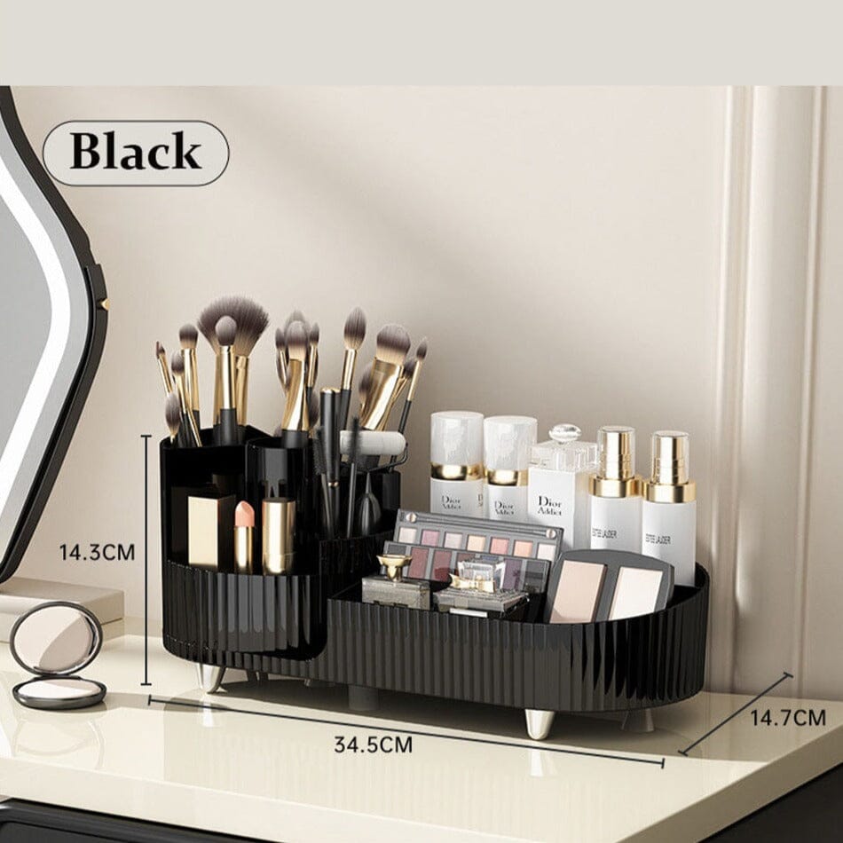 Organizador de Maquiagem Moderno Com Rotação De 360° Organizador de Maquiagem Moderno Com Rotação De 360° Design & Casa