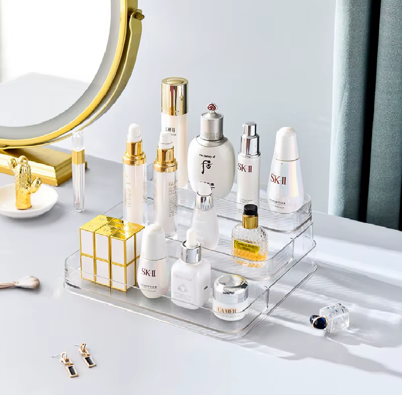 Organizador de Perfumes 3 Andares em Acrílico Organizador de Perfumes 3 Andares em Acrílico Design & Casa