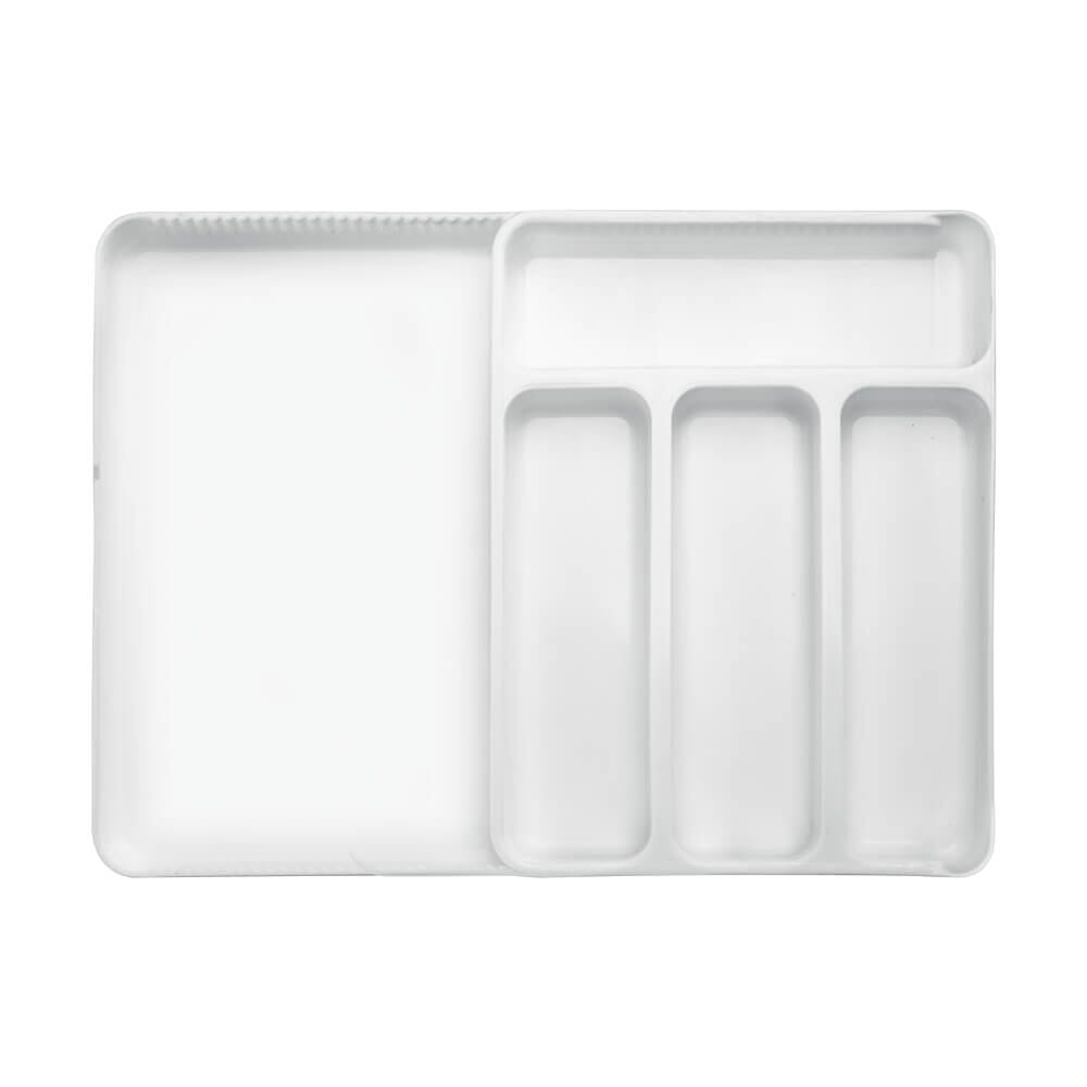 Organizador De Talheres Para Gaveta Ajustável Organizador De Talheres Para Gaveta Ajustável Design & Casa Branco