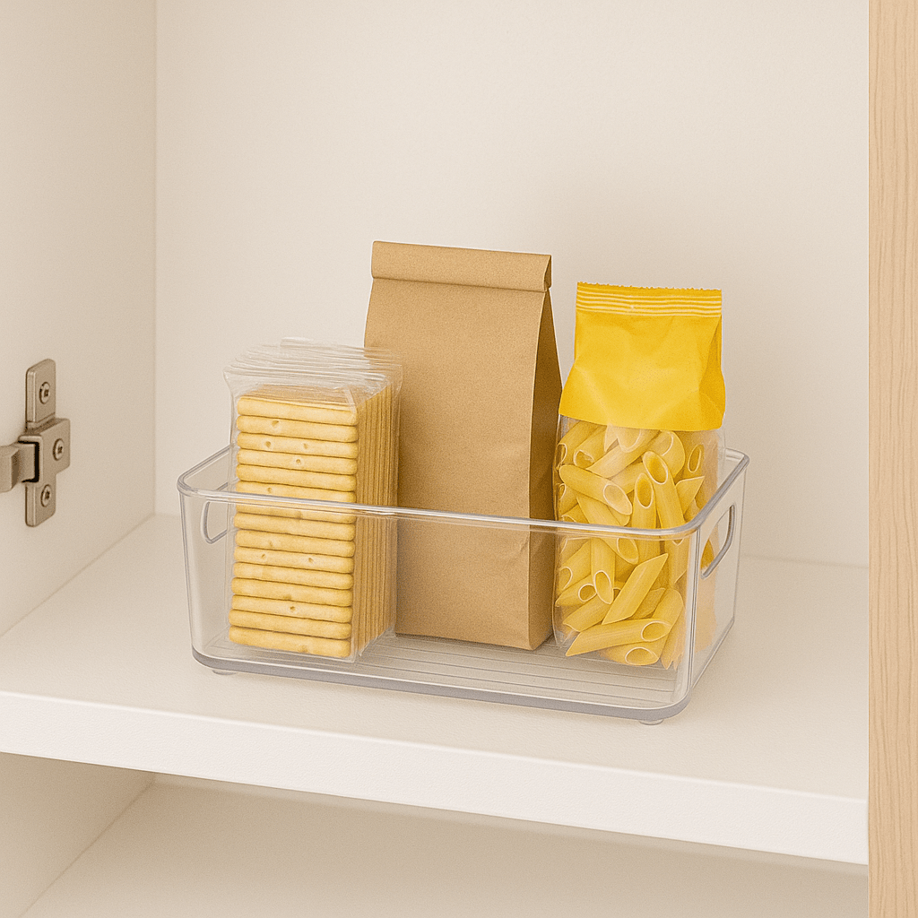 Organizador Multiuso Transparente 2,5L Organizador Multiuso Transparente 2,5L Design & Casa