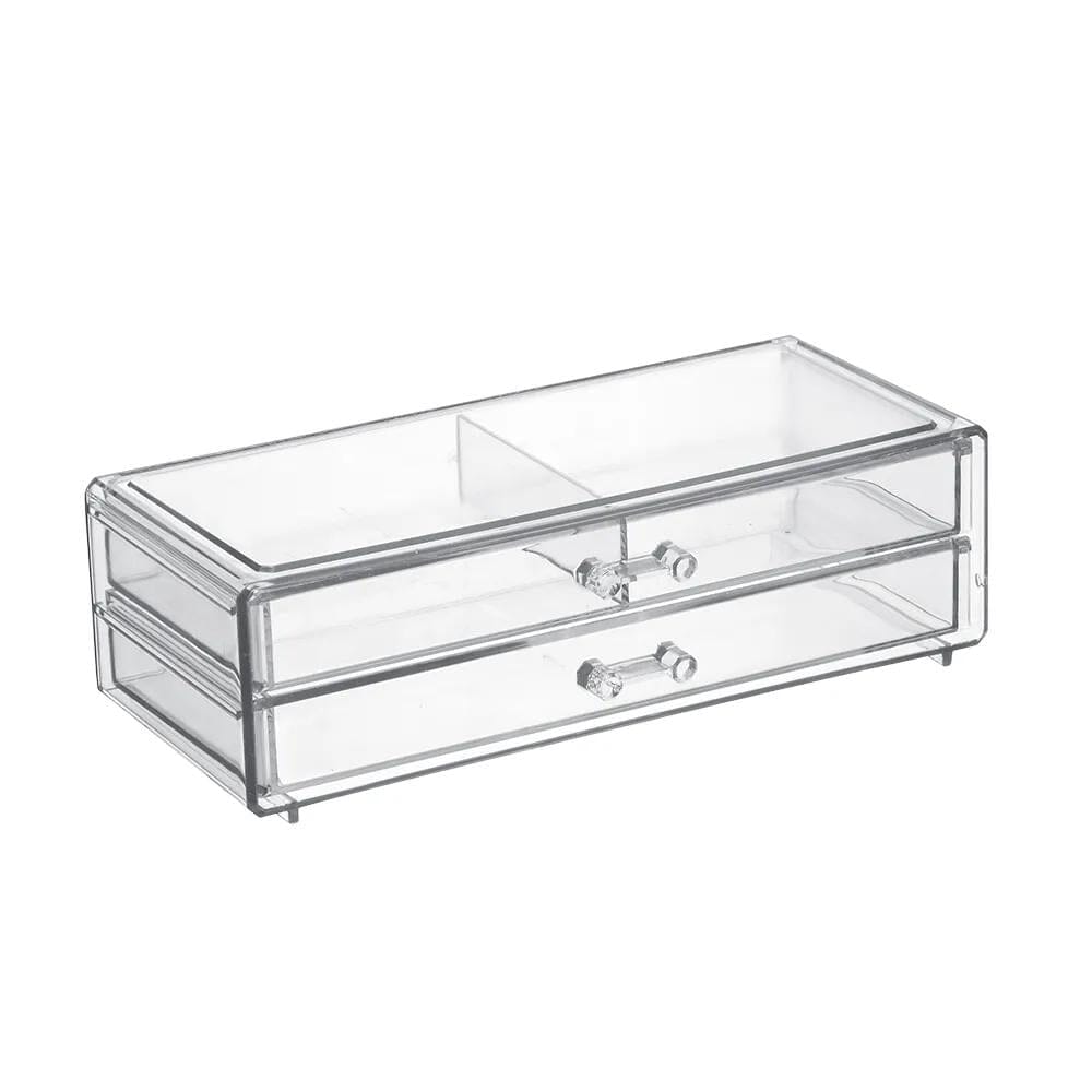 Organizador Para Maquiagem Duplo Acrílico Coleção Organizadores Para Maquiagem- Organizador Para Maquiagem Duplo Acrílico Design & Casa