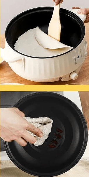 Panela Elétrica Multiuso com Fundo Antiaderente Coleção Cozinha - Panela Elétrica Multiuso com Fundo Antiaderente Design & Casa