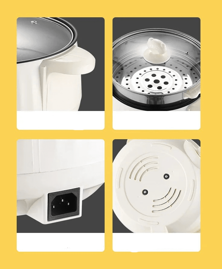 Panela Elétrica Multiuso com Fundo Antiaderente Coleção Cozinha - Panela Elétrica Multiuso com Fundo Antiaderente Design & Casa