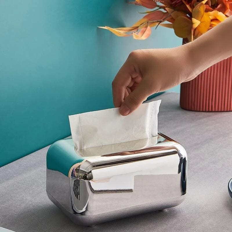 Porta Guardanapo de Luxo Dourado Porta Guardanapo de Luxo Dourado Design & Casa