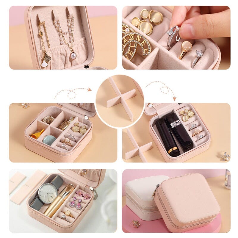 Porta Joias Compacto e Versátil Para Viagens Porta Joias Compacto e Versátil Para Viagens Design & Casa