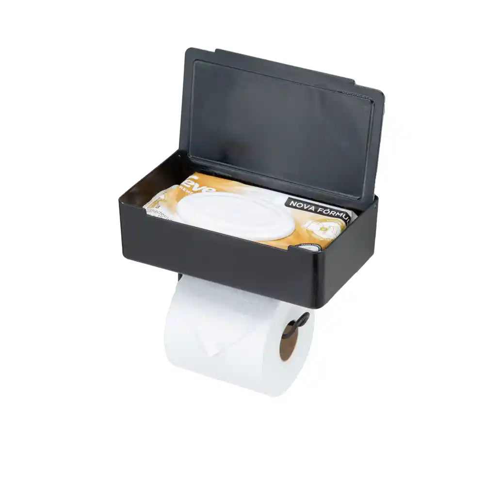 Porta Lenços Umedecidos e Papel Higiênico com Fixação 3M Porta Lenços Umedecidos e Papel Higiênico com Fixação 3M Design & Casa
