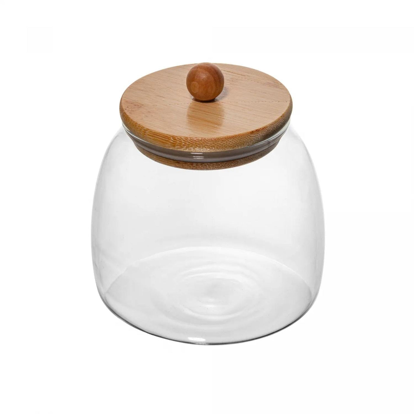 Porta Mantimento de Vidro Borossilicato com Tampa em Bambu 800ml -Wolff Design & Casa