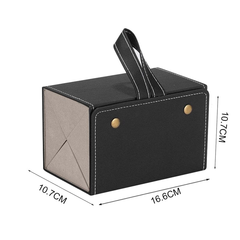 Porta Óculos - Organizador Dobrável em Couro Organizador de Óculos Dobrável em Couro - 2 ou 3 Grades Design & Casa