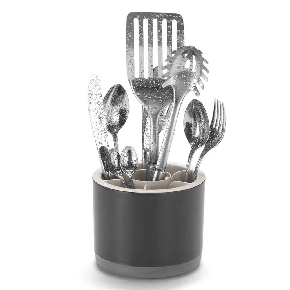 Porta-Talheres Com 7 Divisórias Antideslizante Coleção Cozinha- Porta-Talheres Com 7 Divisórias Antideslizante Design & Casa