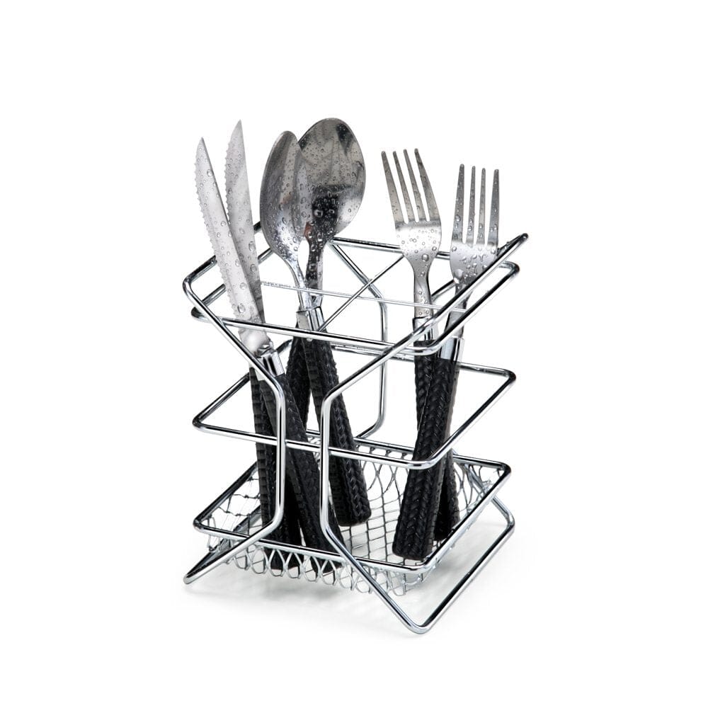Porta Talheres de Mesa Cromado Porta Talheres de Mesa Cromado Design & Casa Cromado