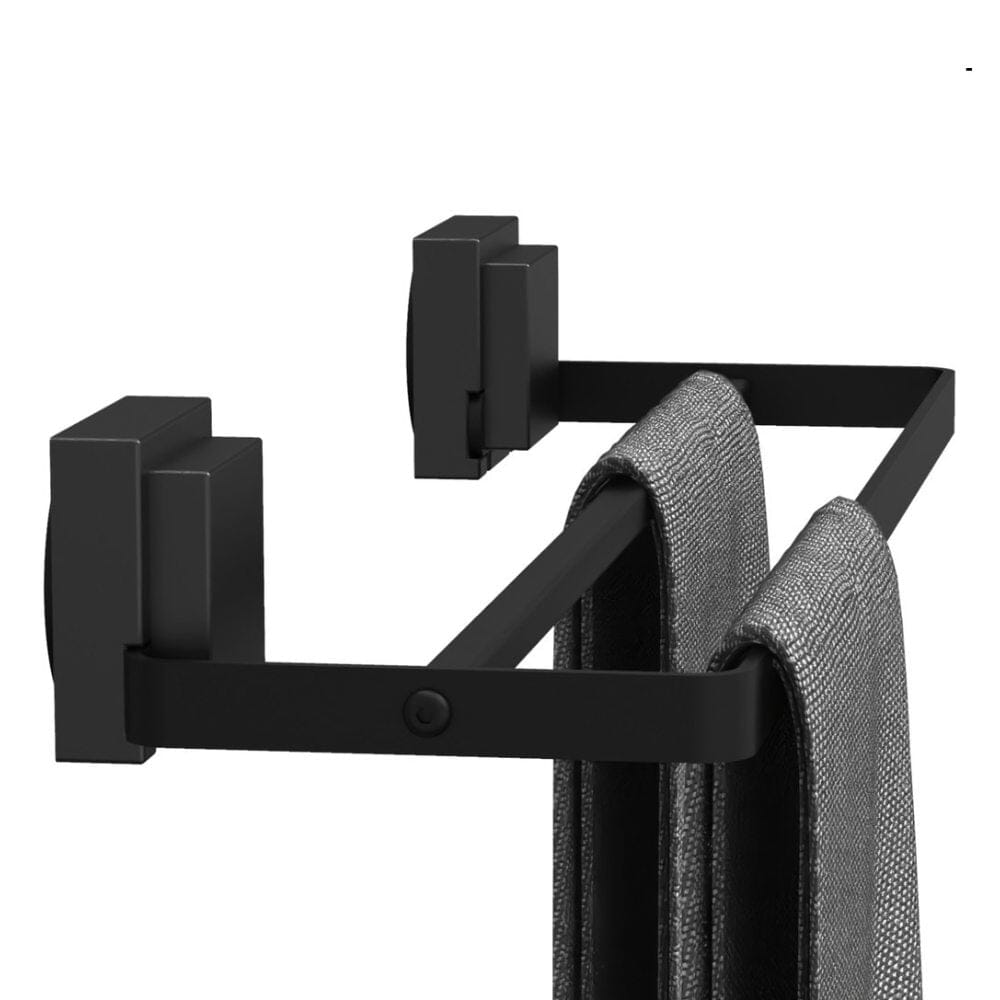 Porta Toalha Banheiro Duplo com Fixação por Ventosa Porta Toalha Banheiro Duplo com Fixação por Ventosa Design & Casa