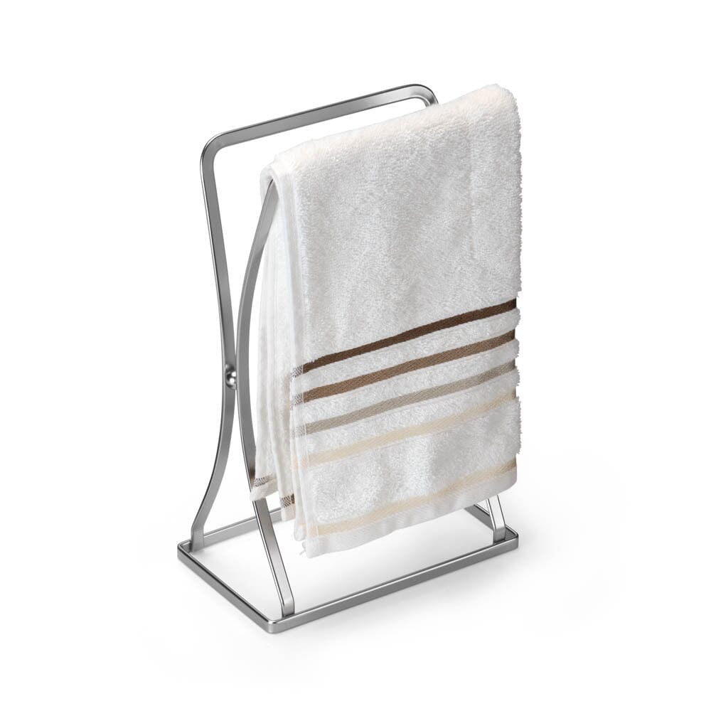 Porta Toalha de Rosto Cromo para Bancada Porta Toalha de Rosto Cromo para Bancada Design & Casa