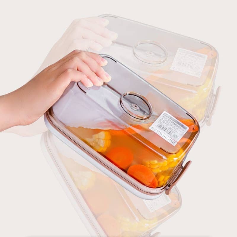 Pote Hermético com Tampa e Seladora a Vácuo Pote Hermético com Tampa e Seladora a Vácuo LightHousi