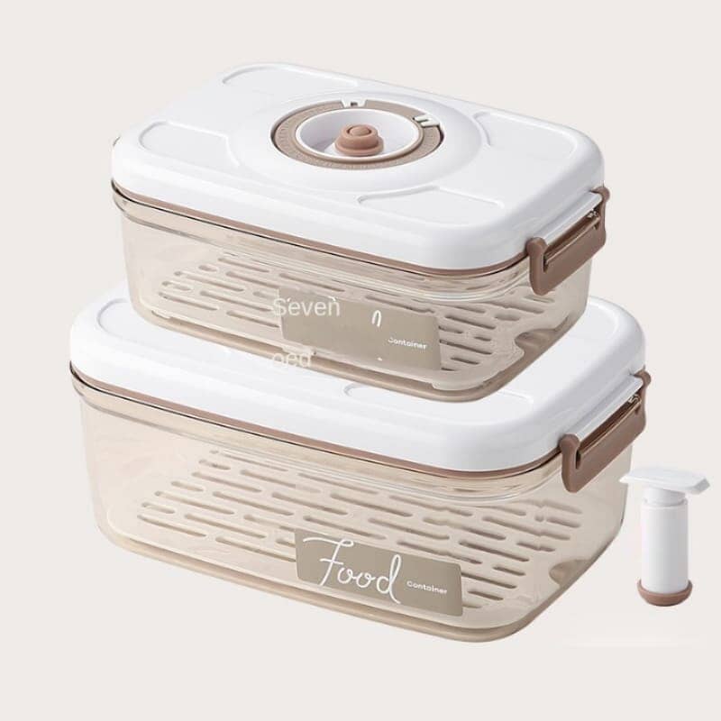 Pote Hermético com Tampa e Seladora a Vácuo Pote Hermético com Tampa e Seladora a Vácuo LightHousi