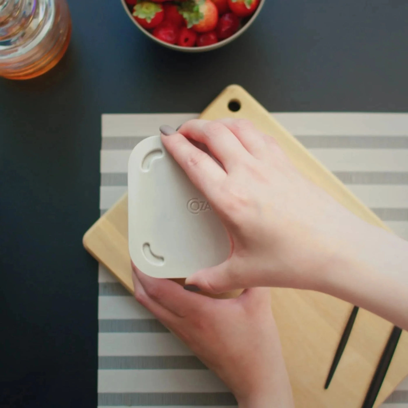 Pote Hermético Transparente com Vedação 230ml Coleção Potes Herméticos- Pote Hermético Transparente com Vedação 230ml Design & Casa