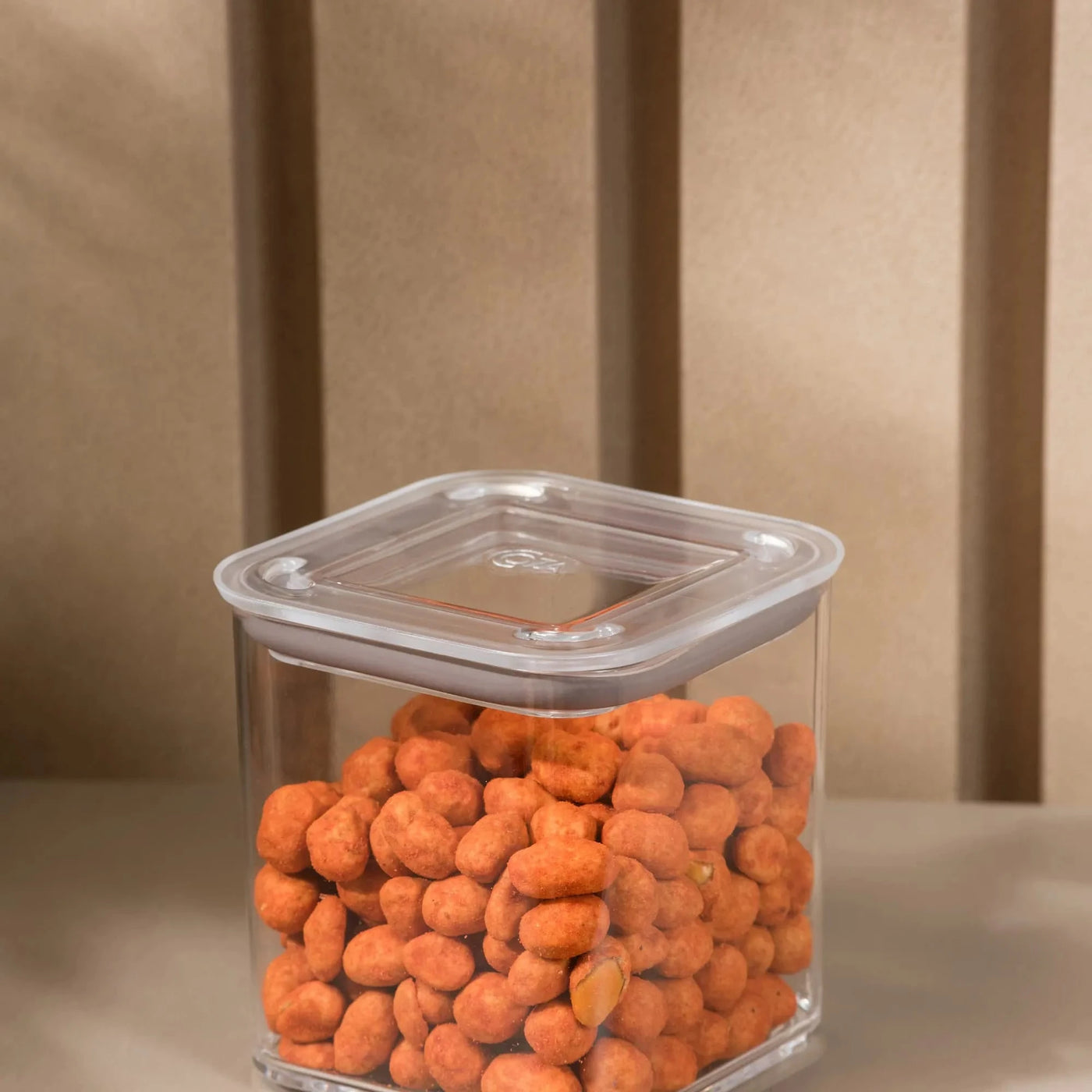 Pote Hermético Transparente com Vedação 580ml Coleção Pote Hermético- Pote Hermético Transparente com Vedação 580ml Design & Casa