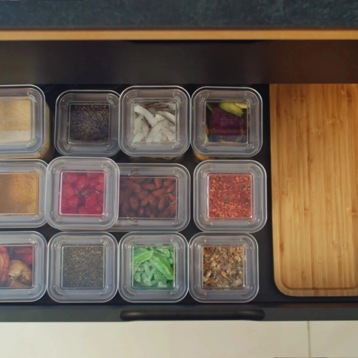 Pote Hermético Transparente com Vedação 580ml Coleção Pote Hermético- Pote Hermético Transparente com Vedação 580ml Design & Casa