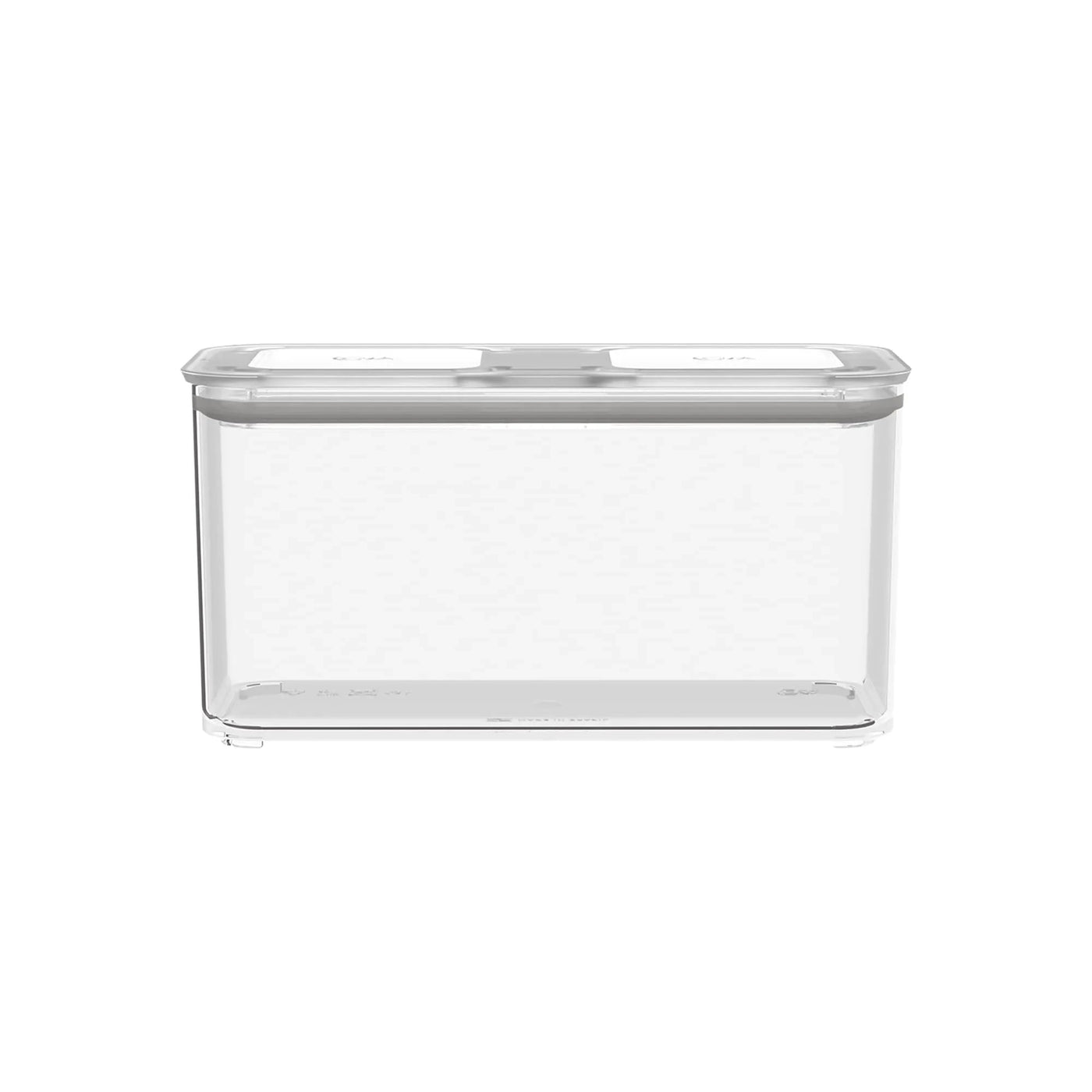 Pote Hermético Transparente Retangular com Vedação 1,3L Coleção Potes Herméticos- Pote Hermético Transparente Retangular com Vedação 1,3L Design & Casa