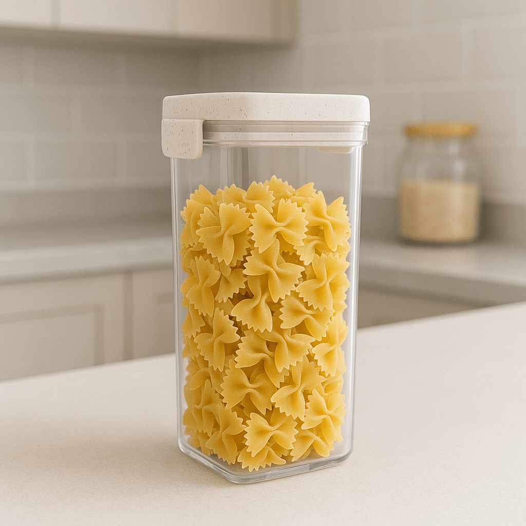 Pote Hermético Trava Mais Cristal 1,2L Pote Hermético Trava Mais Cristal 1,2L Design & Casa