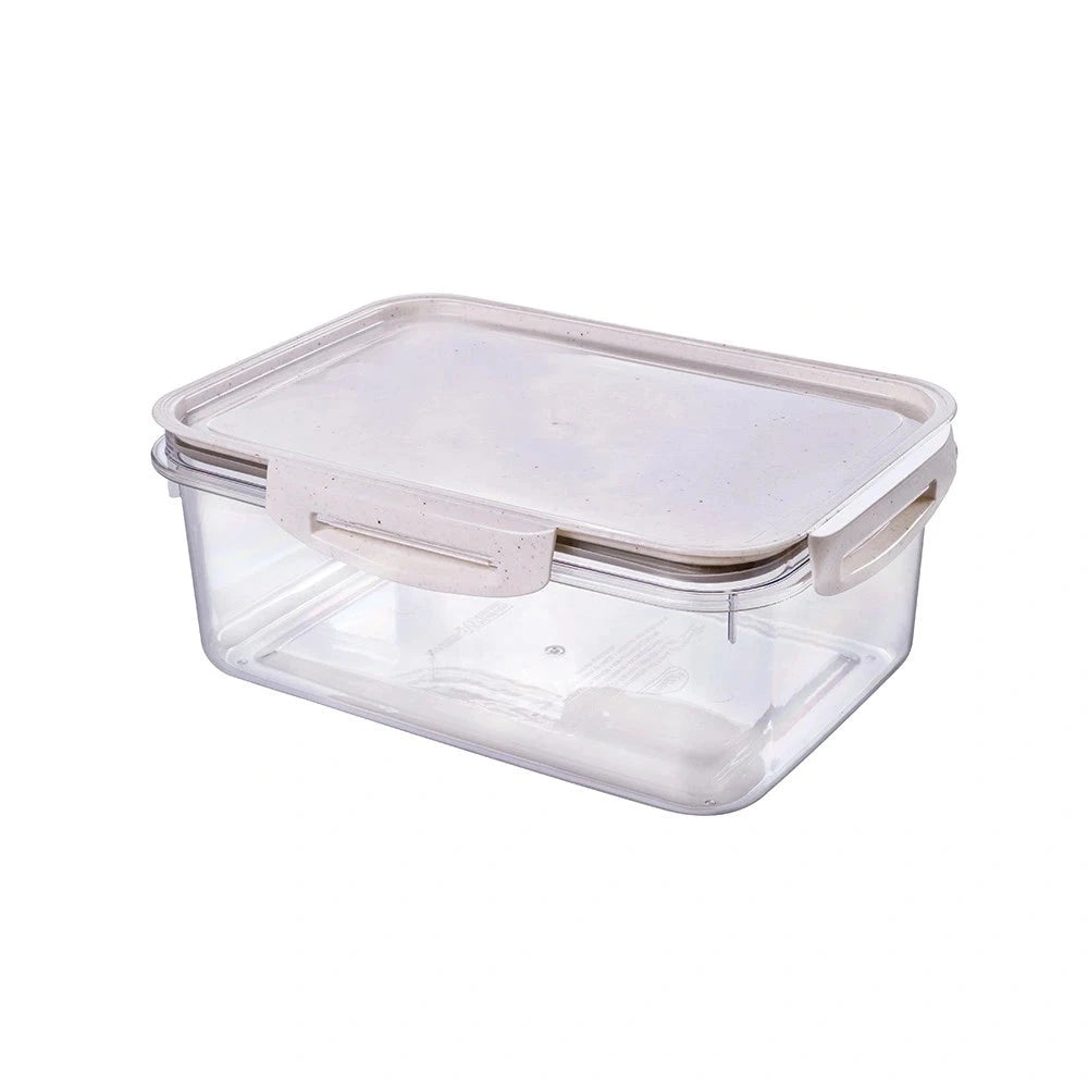 Pote Hermético Trava Mais Cristal Retangular 2,6 L Pote Hermético Trava Mais Cristal Retangular 2,6 L Design & Casa