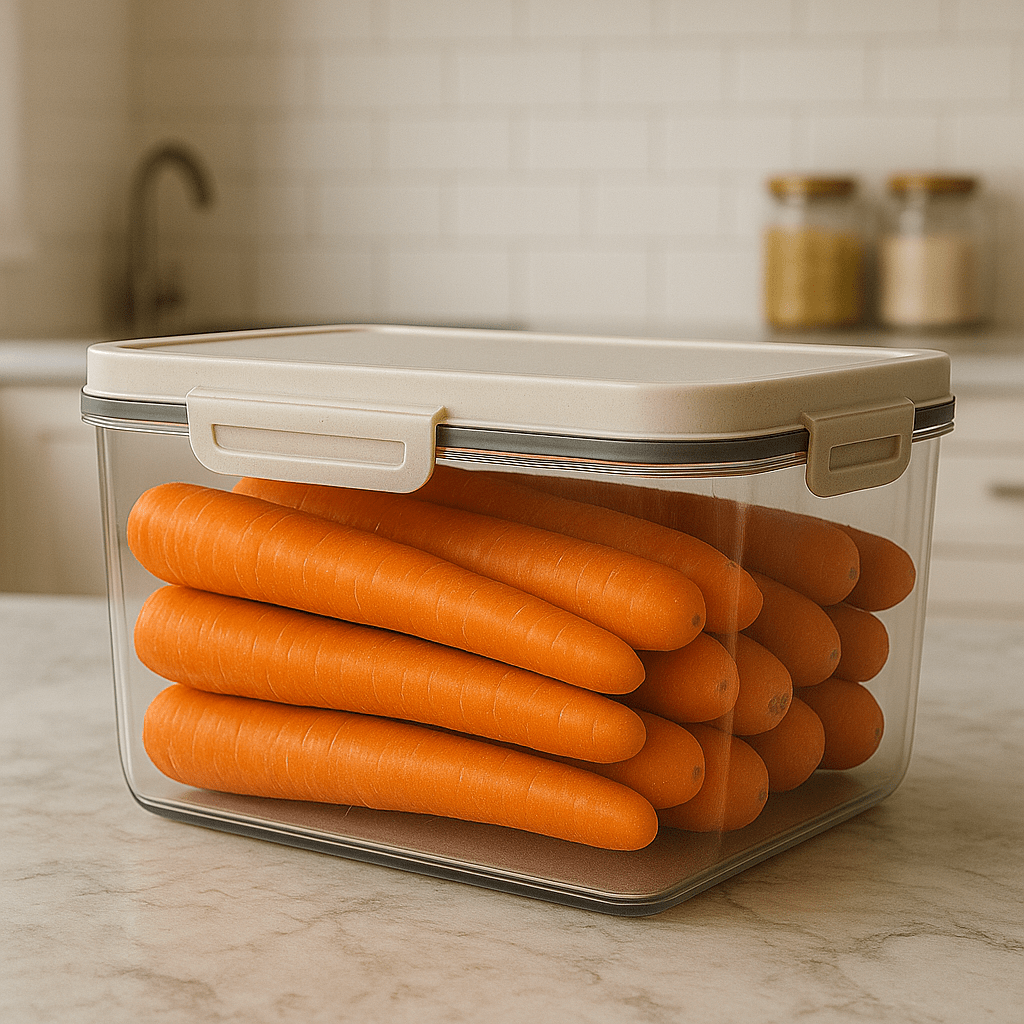 Pote Hermético Trava Mais Cristal Retangular 4L Pote Hermético Trava Mais Cristal Retangular 4L Design & Casa