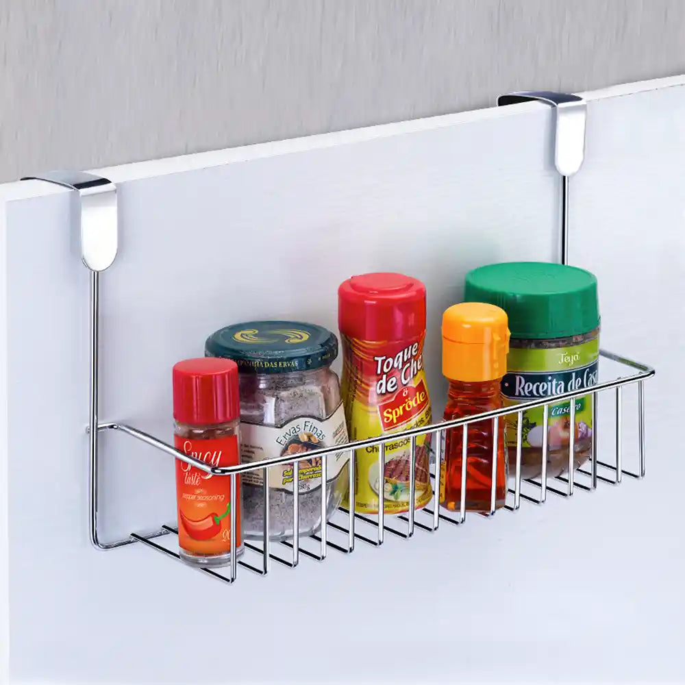 Prateleira de Cozinha com Suporte para Pendurar em Porta de Armário Prateleira de Cozinha com Suporte para Pendurar em Porta de Armário Design & Casa